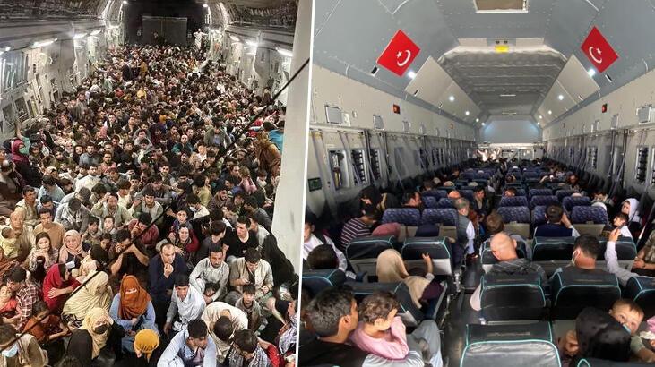 Afganistan'dan kalkan iki uçak arasındaki fark! Biri Türkiye biri ABD...